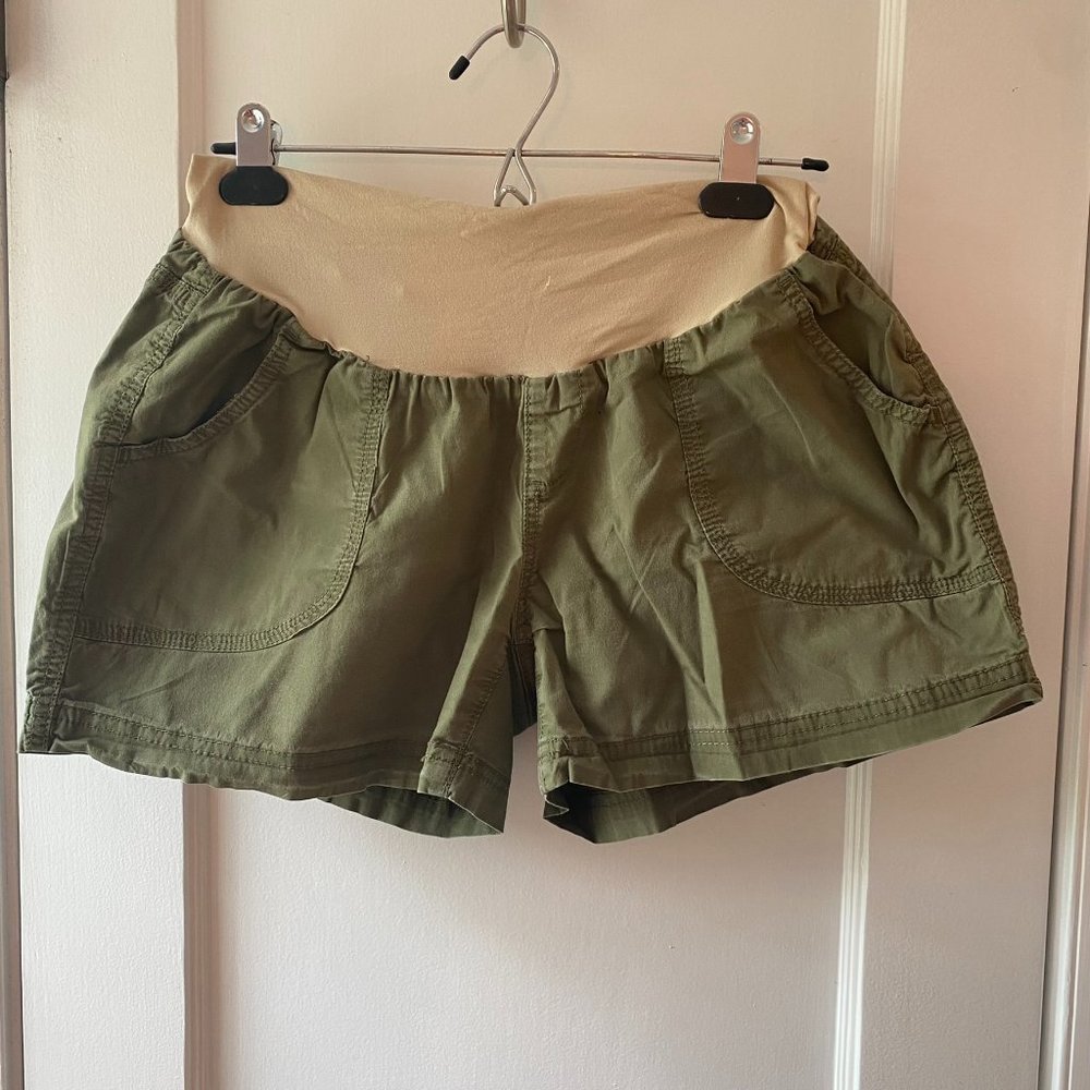 Motherhood Maternity Olive Green Casual Shorts
